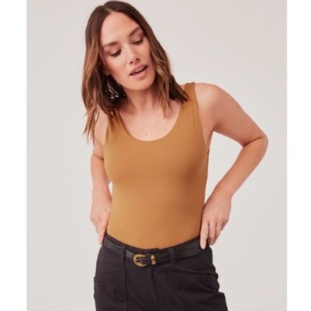 Pact | Camel tank bodysuit